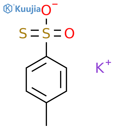 Potassium p-Toluenethiosulfonate structure