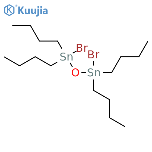 Distannoxane, 1,3-dibromo-1,1,3,3-tetrabutyl- structure