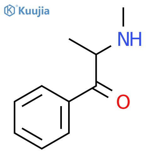 2-(methylamino)-1-phenyl-1-propanone structure