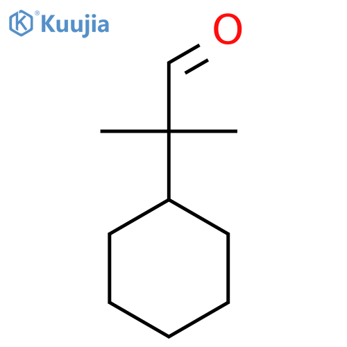 2-cyclohexyl-2-methylpropanal structure
