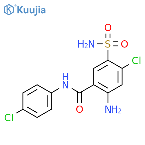 Benzamide, 2-amino-5-(aminosulfonyl)-4-chloro-N-(4-chlorophenyl)- structure