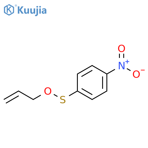 Benzenesulfenic acid, 4-nitro-, 2-propen-1-yl ester structure