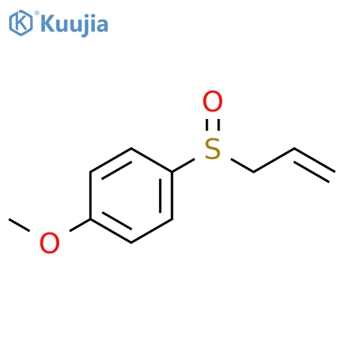 Benzene, 1-methoxy-4-(2-propenylsulfinyl)- structure
