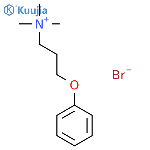 1-(3-phenoxypropyl)trimethylammonium bromide structure