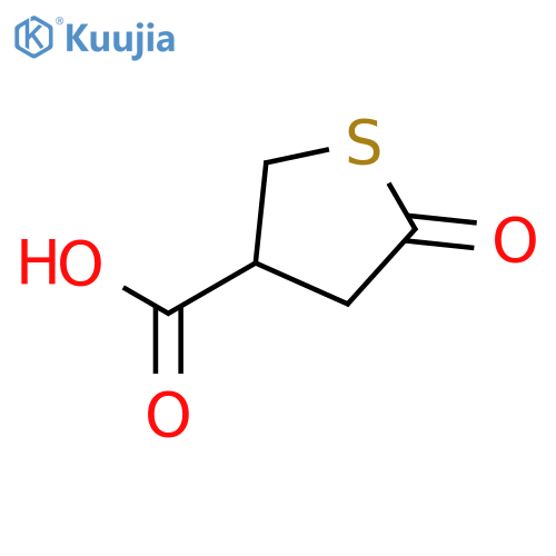 5-oxothiolane-3-carboxylic acid structure