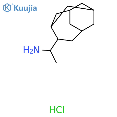 1-{tricyclo4.3.1.1,3,8undecan-4-yl}ethan-1-amine hydrochloride structure