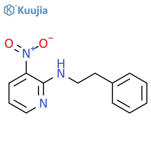 2-Pyridinamine, 3-nitro-N-(2-phenylethyl)- structure