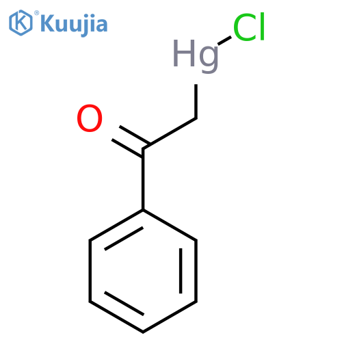 Mercury, chloro(2-oxo-2-phenylethyl)- structure