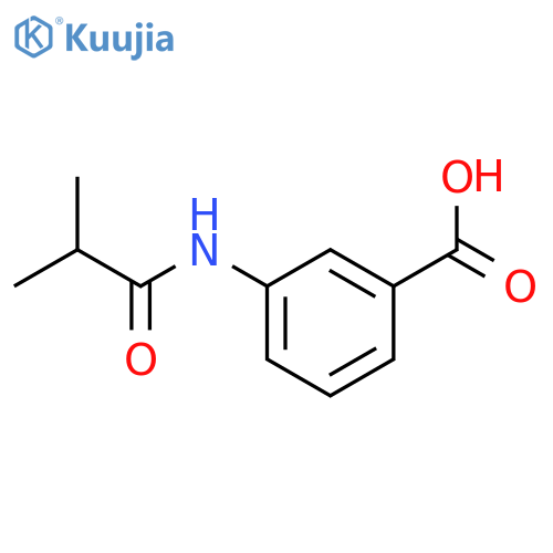 3-(Isobutyrylamino)benzoic acid structure