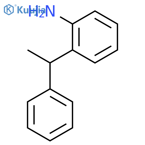 Benzenamine,2-(1-phenylethyl)- structure