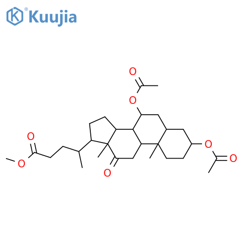 Methyl 3a,7a-Diacetoxy-12-oxo-5b-cholan-24-oate structure