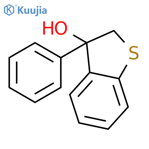 Benzo[b]thiophene-3-ol, 2,3-dihydro-3-phenyl- structure