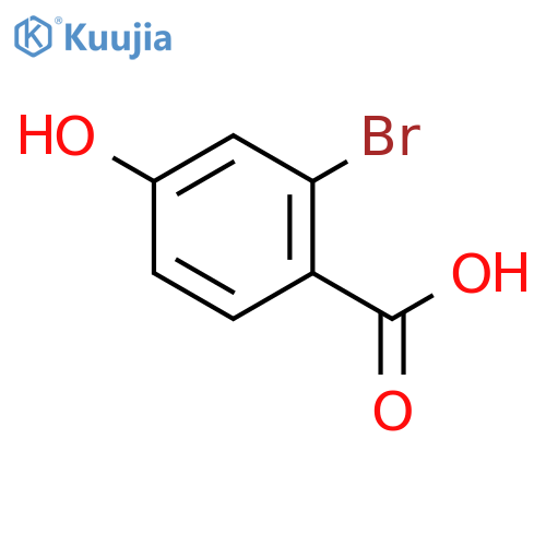2-Bromo-4-hydroxybenzoic acid structure