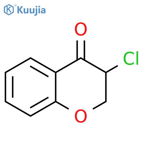 4H-1-Benzopyran-4-one, 3-chloro-2,3-dihydro- structure