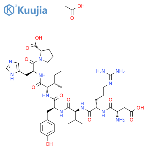 Angiotensin (1-7) (acetate) structure
