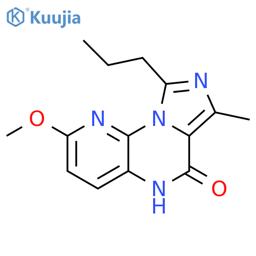 12-methoxy-5-methyl-3-propyl-2,4,8,13-tetraazatricyclo[7.4.0.02,?]trideca-1(13),3,5,9,11-pentaen-7-one structure