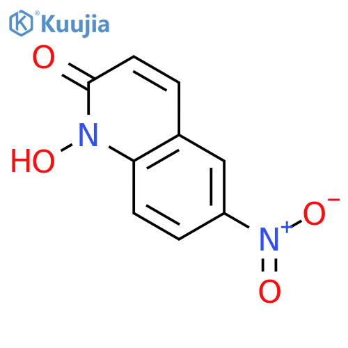 2(1H)-Quinolinone, 1-hydroxy-6-nitro- structure