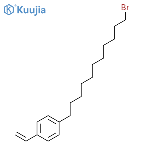 Benzene, 1-(11-bromoundecyl)-4-ethenyl- structure