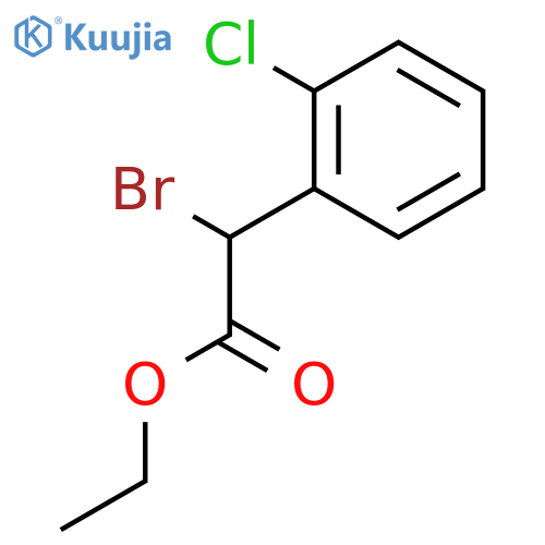 Benzeneacetic acid, .alpha.-broMo-2-chloro-, ethyl ester structure