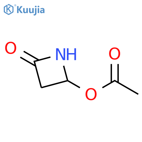 4-oxoazetidin-2-yl acetate structure