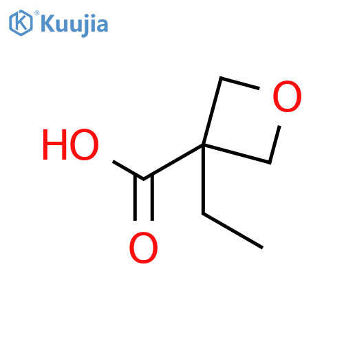 3-Ethyloxetane-3-carboxylic acid structure