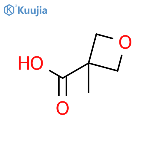 3-Methyloxetane-3-carboxylic acid structure