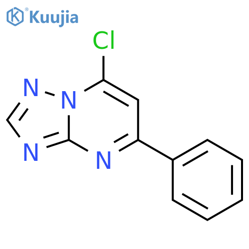 7-Chloro-5-phenyl-1,2,4triazolo1,5-apyrimidine structure