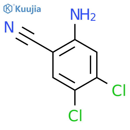 2-Amino-4,5-dichloro-benzonitrile structure