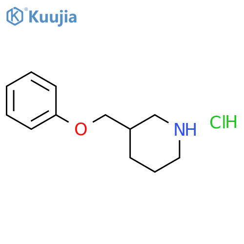 3-(Phenoxymethyl)piperidine hydrochloride structure