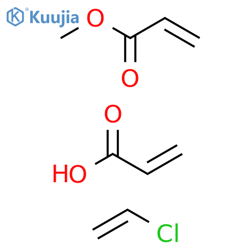 2-Propenoicacid,polymerwithchloroetheneandmethyl2-propenoate structure