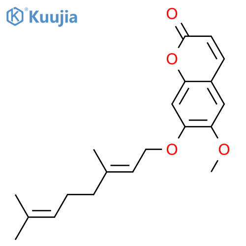 6-Methoxy-7-geranyloxycoumarin structure