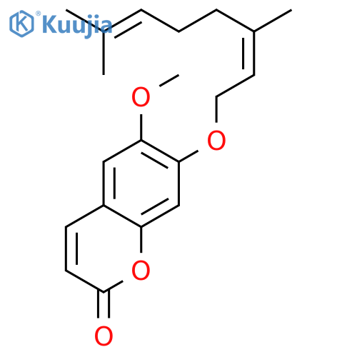 7-O-Geranylscopoletin structure