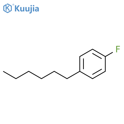 Benzene, 1-fluoro-4-hexyl- structure