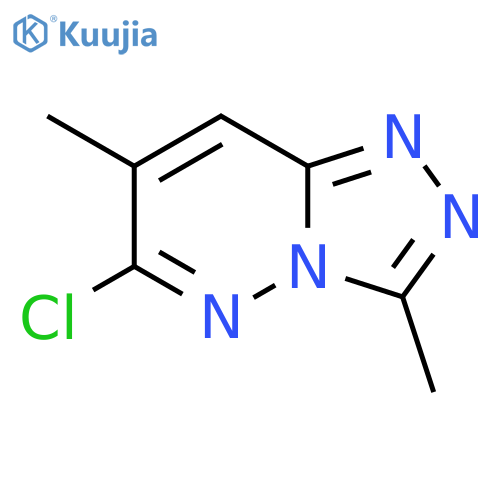 s-Triazolo[4,3-b]pyridazine, 6-chloro-3,7-dimethyl- structure