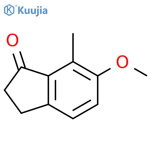 6-Methoxy-7-methyl-2,3-dihydro-1H-inden-1-one structure