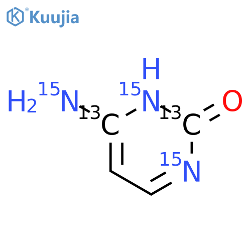 Cytosine-13C2,15N3 structure