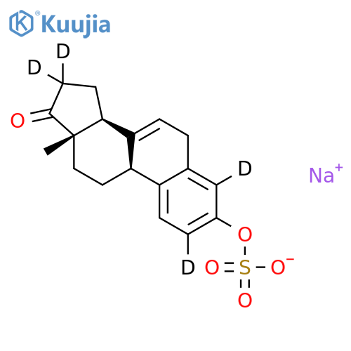 Equilin 3-Sulfate-d4 Sodium Salt (stabilized with TRIS, 50% w/w) structure