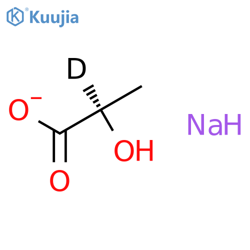 sodium l-lactate-2-d1 structure