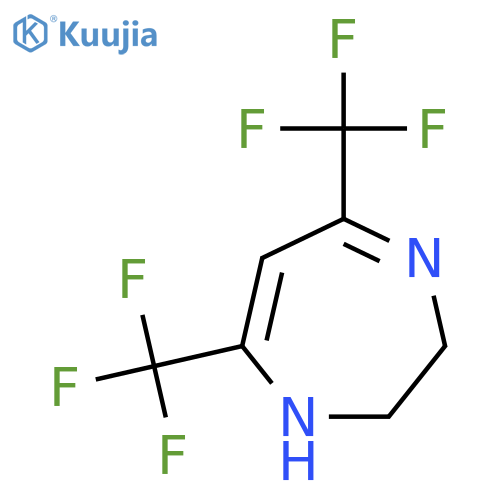 1H-1,4-Diazepine,2,3-dihydro-5,7-bis(trifluoromethyl)- structure