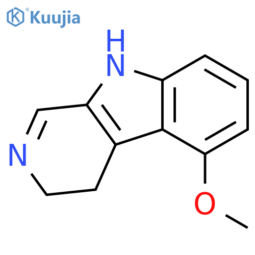 3H-Pyrido[3,4-b]indole, 4,9-dihydro-5-methoxy- structure