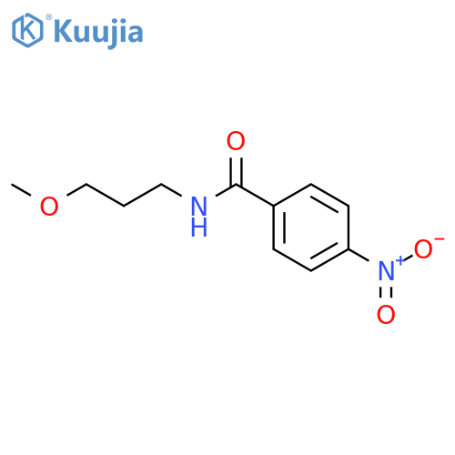 4-nitro-N-(3-methoxypropyl)benzamide structure