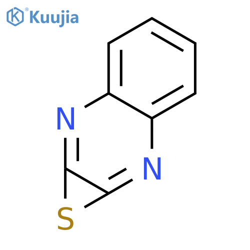 Thiireno[b]quinoxaline(7CI,8CI,9CI) structure