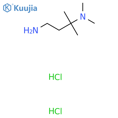 (4-Amino-2-methylbutan-2-yl)dimethylamine dihydrochloride structure