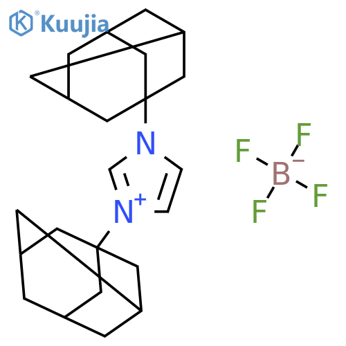 1,3-Di(1-adamantyl)-1H-imidazolium Tetrafluoroborate structure