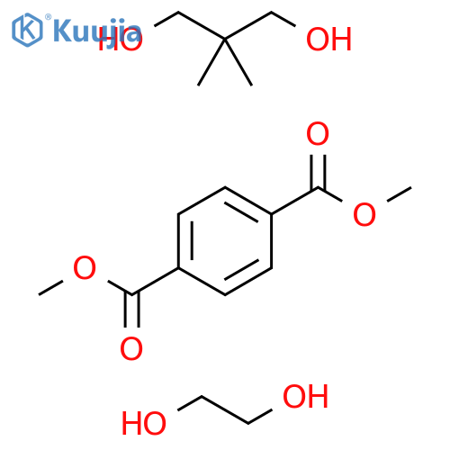 1,4-Benzenedicarboxylicacid,dimethylester,polymerwith2,2-dimethyl-1,3-propanedioland1,2-ethanediol structure