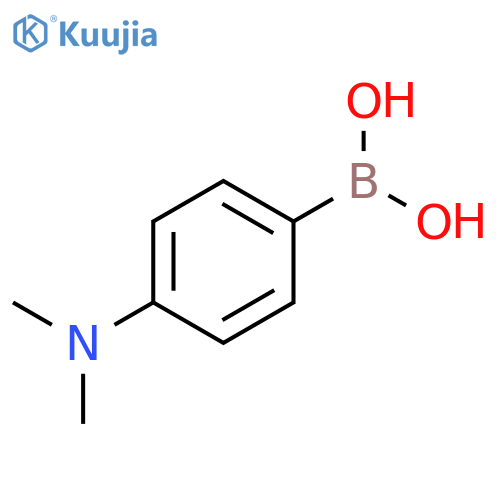 (4-(dimethylamino)phenyl)boronic acid structure