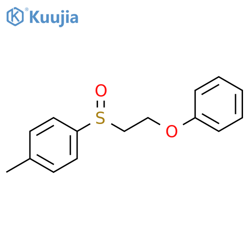(4-METHYLPHENYL)(OXO)(2-PHENOXYETHYL)-LAMBDA4-SULFANE structure