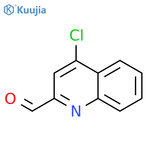 4-chloroquinoline-2-carbaldehyde structure