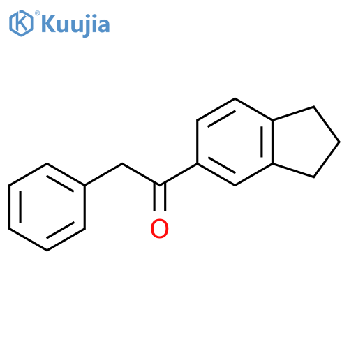 Ethanone, 1-(2,3-dihydro-1H-inden-5-yl)-2-phenyl- structure