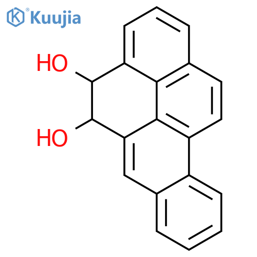Benzo[a]pyrene-4,5-diol,4,5-dihydro- structure